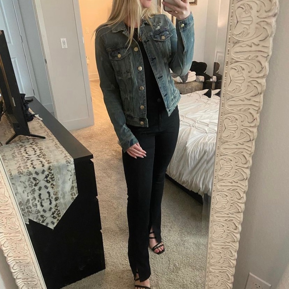 American Eagle Super Stretch Slim Denim Jacket